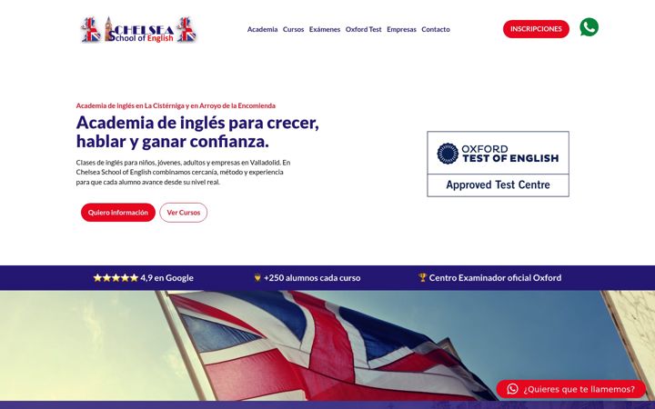 Screenshot of chelseaingles.com