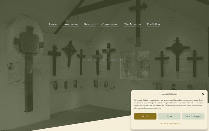 Screenshot von cheltenham-battlefield-crosses.org