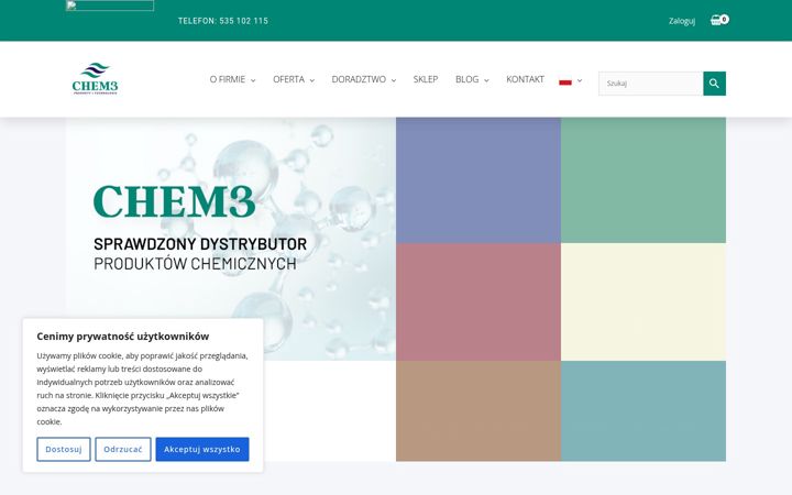Skjámynd af chem3.pl