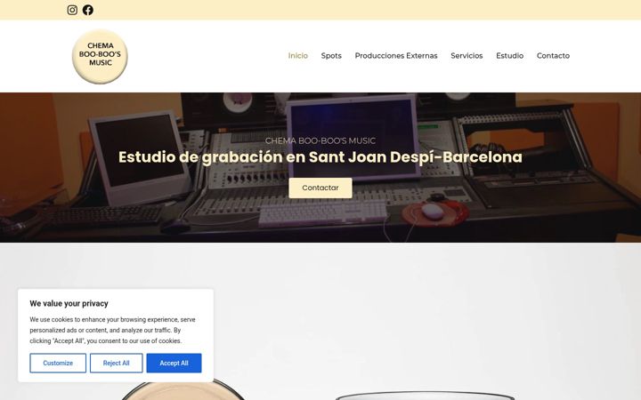 Screenshot of chemabooboos.com