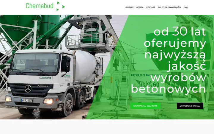 Skjámynd af chemabud.pl