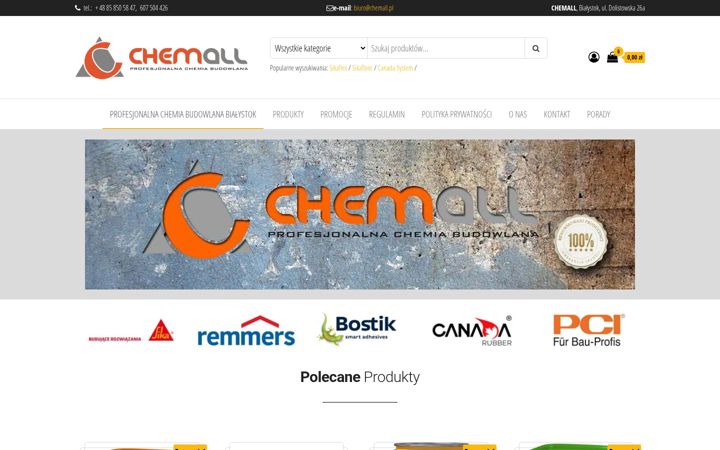 Skjámynd af chemall.com.pl