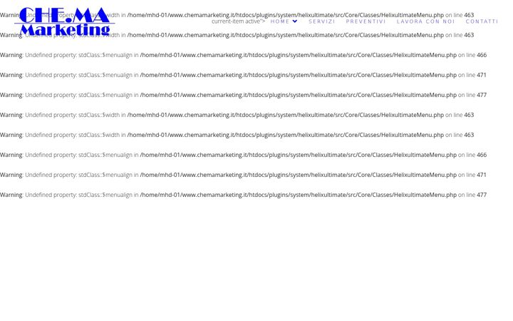 Screenshot of chemamarketing.it