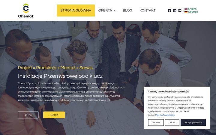 Screenshot di chemat.net