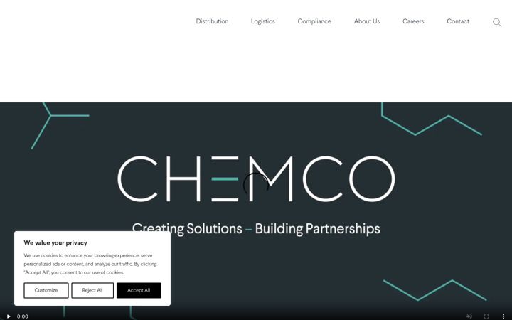 Ekrano kopija chemco.ie