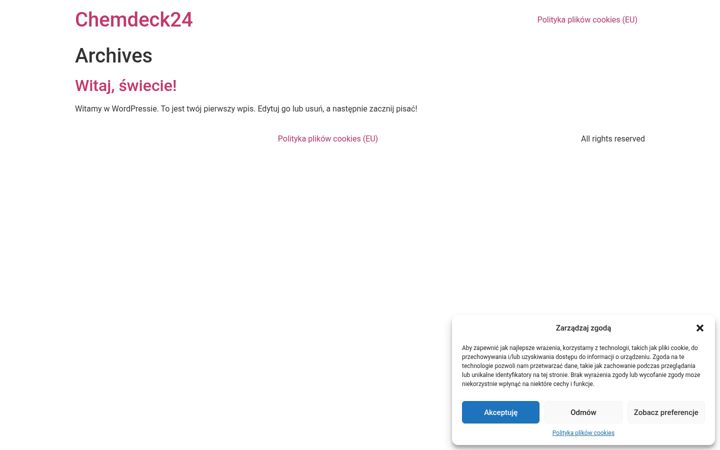 Screenshot of chemdeck24.com