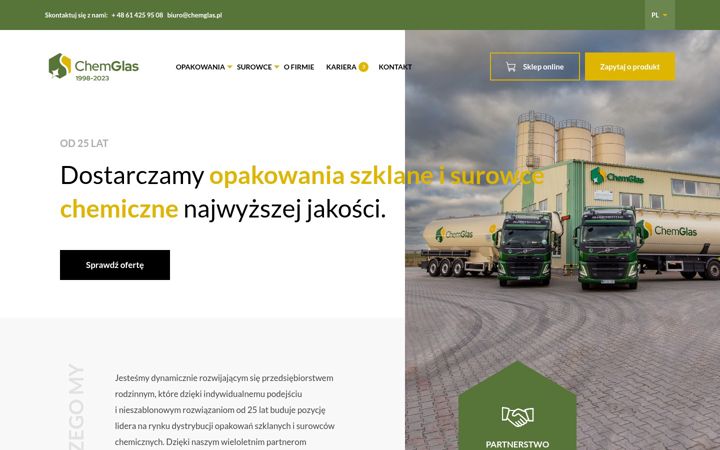 Skjámynd af chemglas.pl