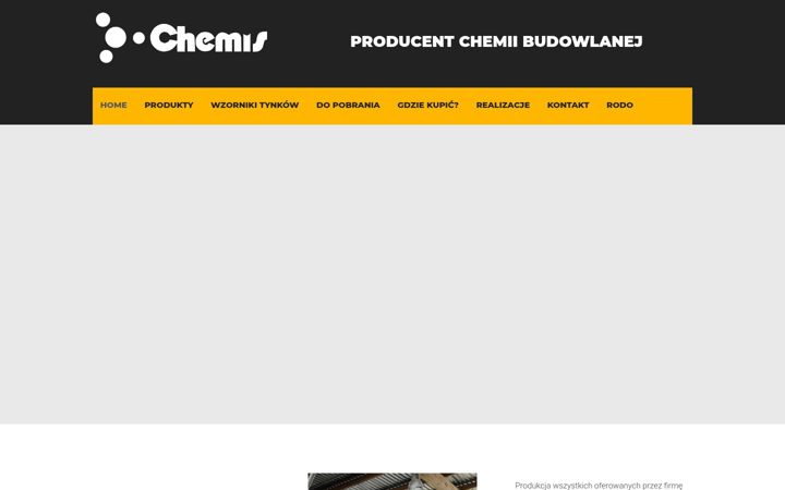 Skjámynd af chemiabudowlana.net.pl
