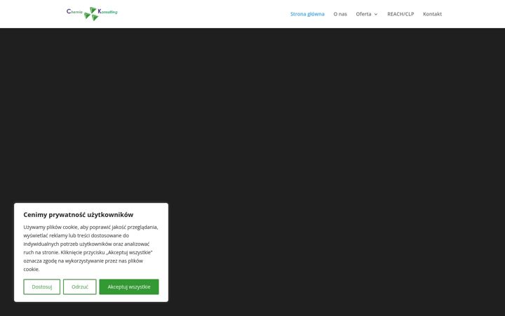 Screenshot ta' chemiakonsulting.pl