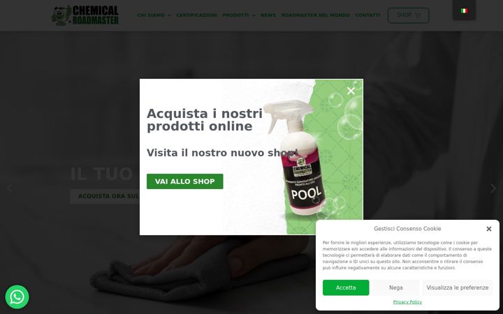 Screenshot of chemical-roadmaster.com