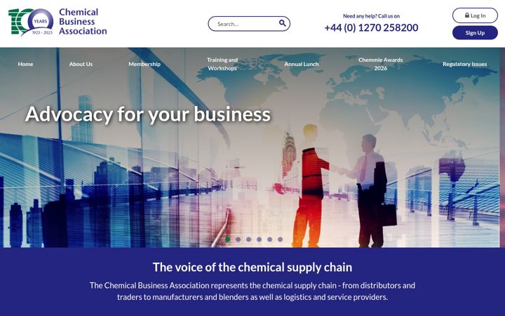 Screenshot ta' chemical.org.uk