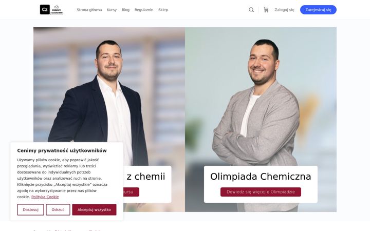 Screenshot ta' chemicyzzasadami.pl