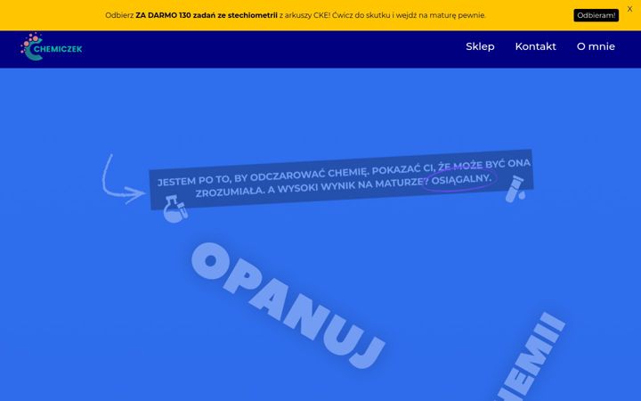 Screenshot ta' chemiczek.pl