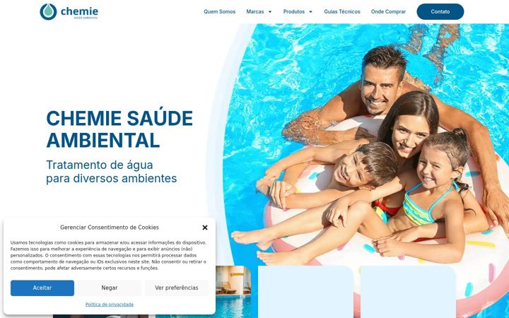 Captura de pantalla de chemie.com.br