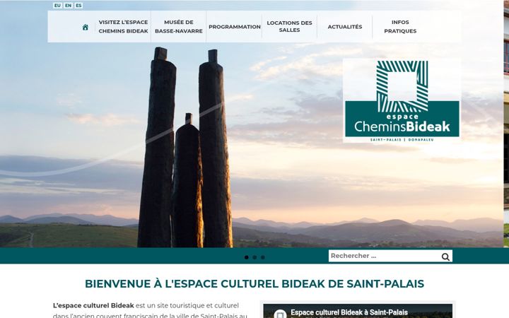 Screenshot of chemins-bideak.com