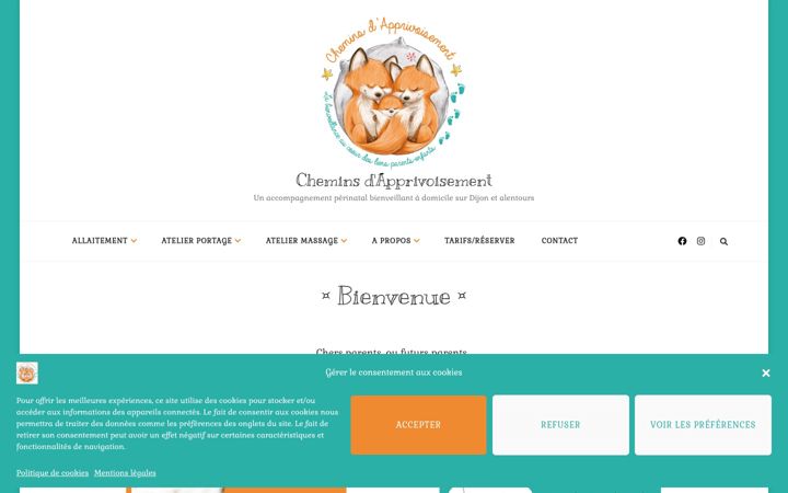 Ekrano kopija cheminsdapprivoisement.fr