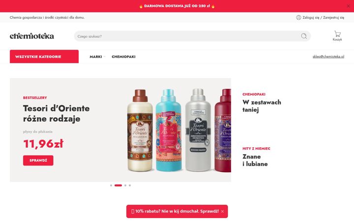Screenshot ta' chemioteka.pl