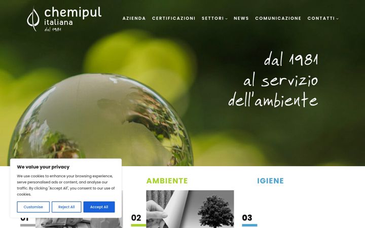 Zrzut ekranu chemipul.it