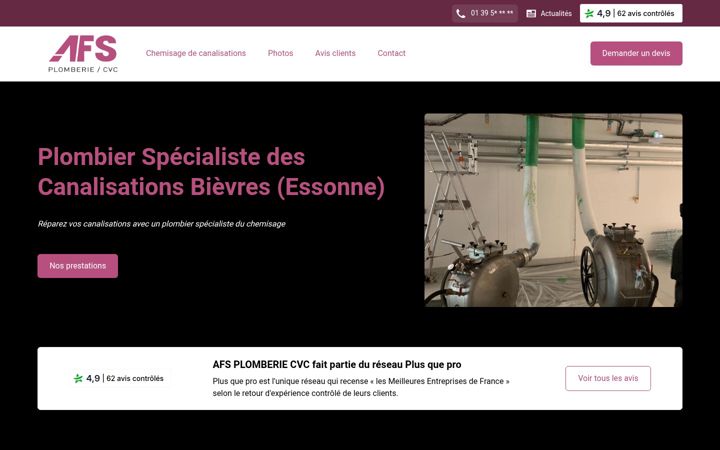Ekrano kopija chemisage-afs.fr