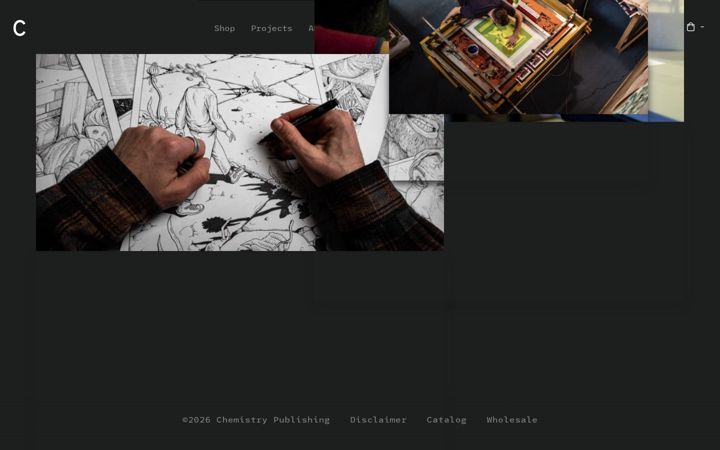 Screenshot of chemistryprintshop.com