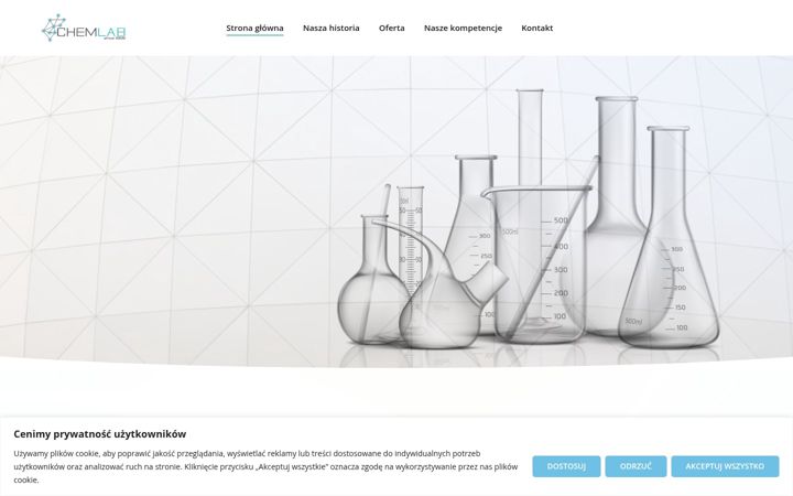 Screenshot ta' chemlab365.pl