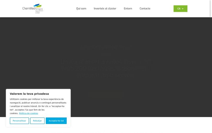 Screenshot of chemmedcluster.com