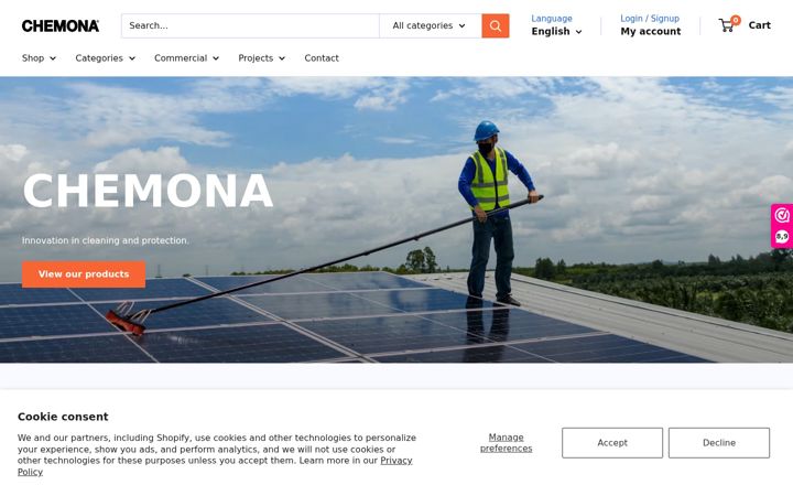 Screenshot of chemonaworld.com