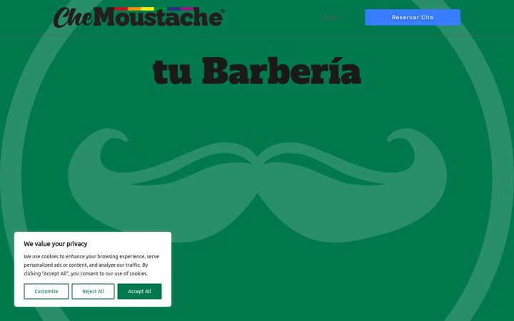 Screenshot of chemoustache.com