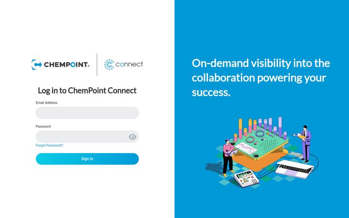 Screenshot of chempointconnect.com