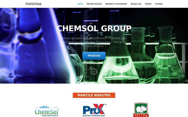 Posnetek zaslona chemsol.ro