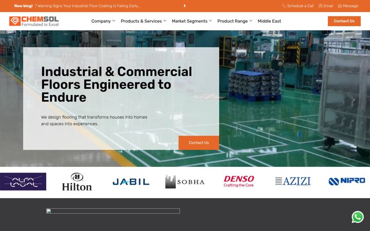 Screenshot of chemsolpoly.com
