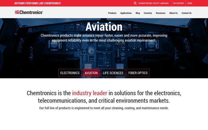 Screenshot of chemtronicseu.com