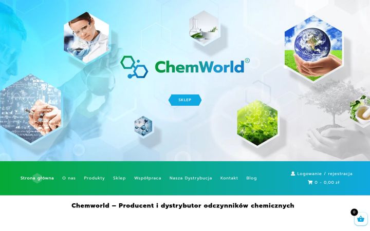 Screenshot ta' chemworld.pl
