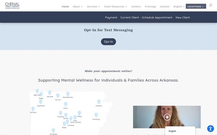 Screenshot of chenaltherapy.com