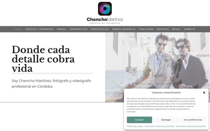 Snímek obrazovky chenchomartinez.es
