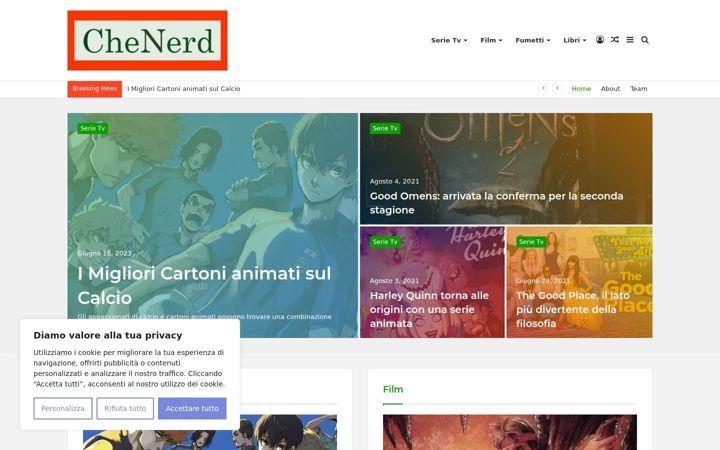 Screenshot of chenerd.com