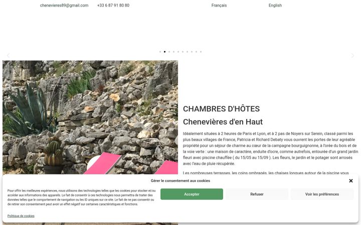 Screenshot di chenevieresdenhaut.fr