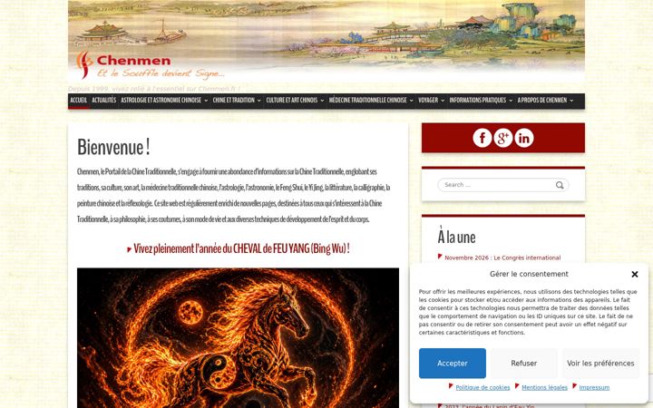Posnetek zaslona chenmen.fr