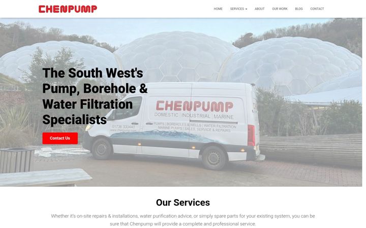 Screenshot of chenpump.com
