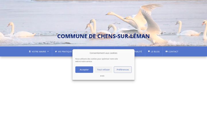 Posnetek zaslona chens-sur-leman.fr