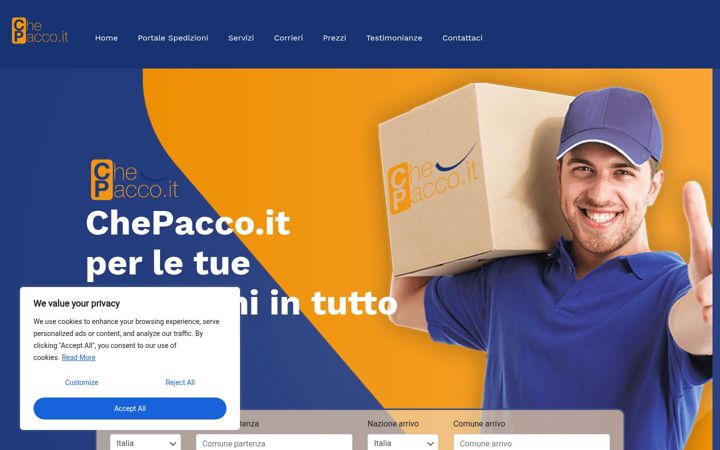 Zrzut ekranu chepacco.it