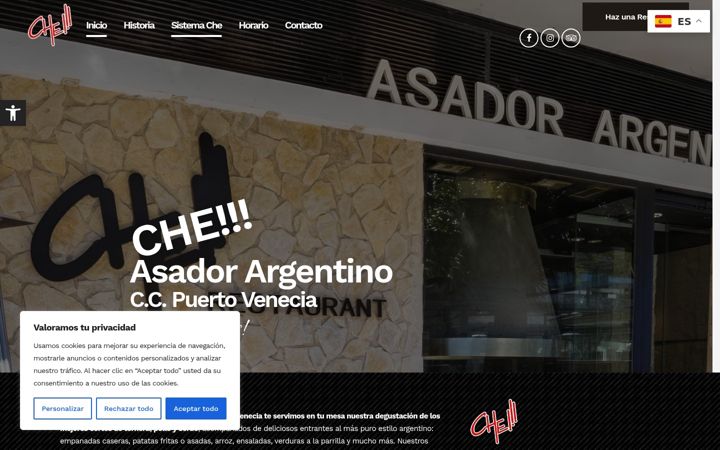 Screenshot of chepuertovenecia.com