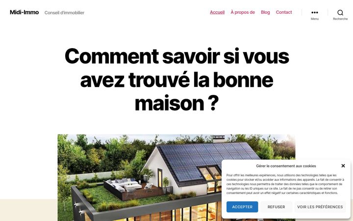 Posnetek zaslona cherche-midi-immobilier.fr