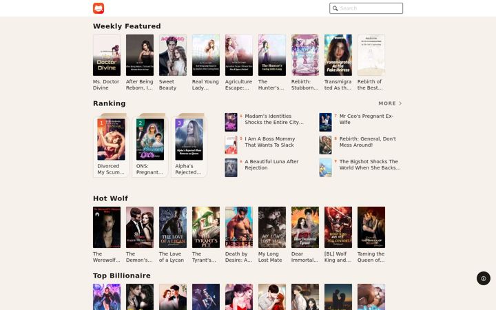 Screenshot of chereads.com