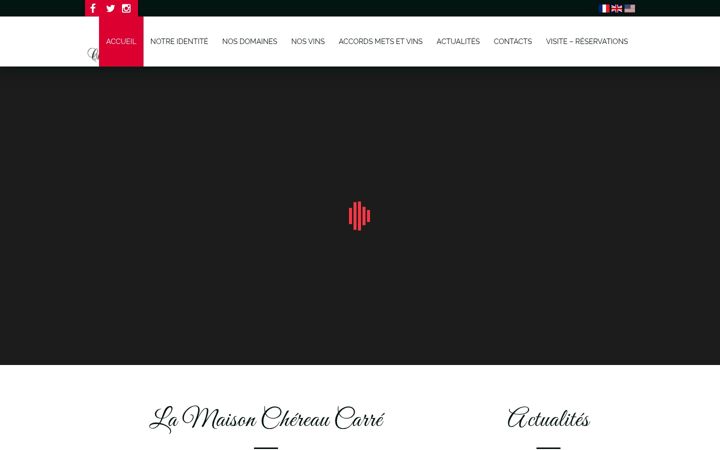Posnetek zaslona chereau-carre.fr