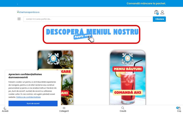 Posnetek zaslona cherhanapontica.ro