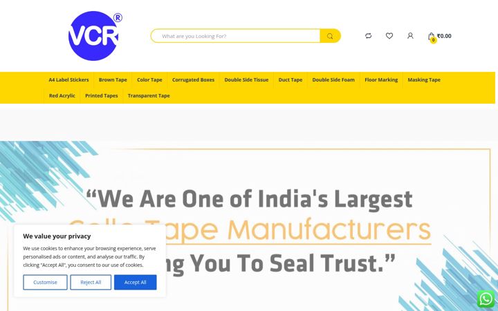 Screenshot of cherianenterprises.com