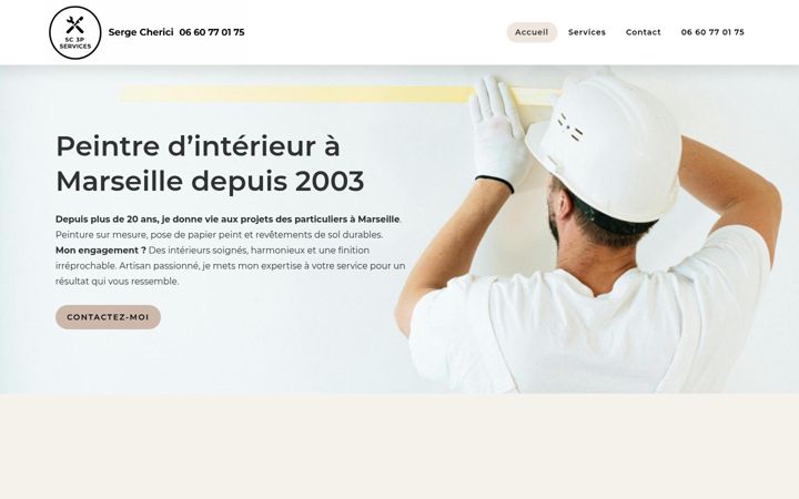 Screenshot ta' cherici.fr