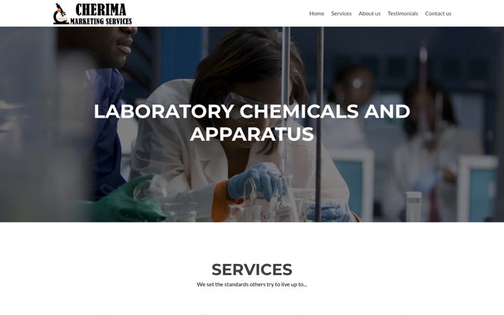 Screenshot of cherima.com