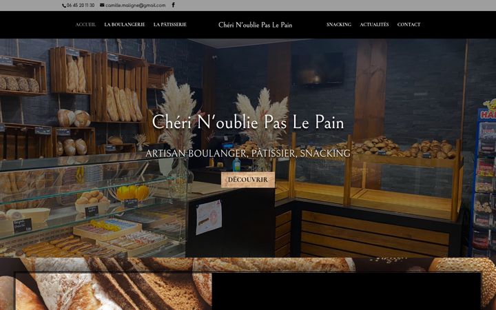 Screenshot ta' cherinoubliespaslepain-sadirac.fr